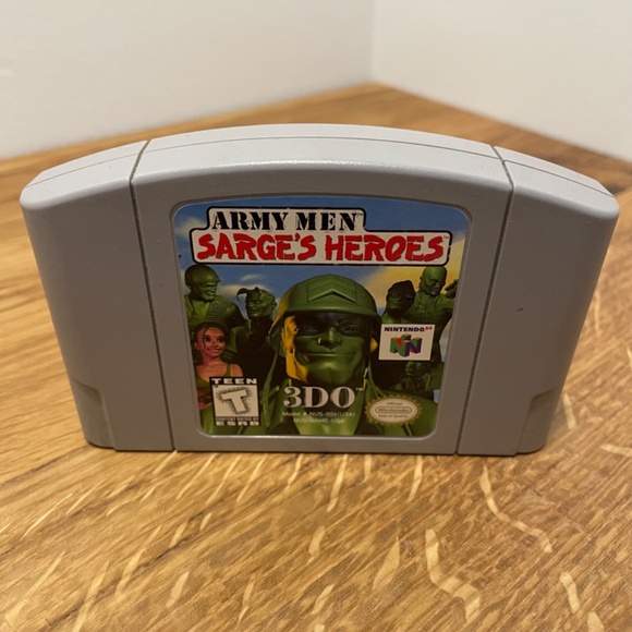 Army Men Sarge’s Heroes Nintendo 64 Game Only 1996 ESRB Teen Like New - TESTED - Picture 2 of 8